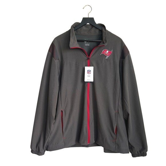 Nike Other - Tampa Bay Buccaneers Nike NFL On Field Lightweight‎ Collar Zip Up Jacket XL